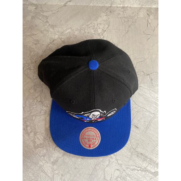 Philadelphia 76ers Ben Franklin Logo Mitchell & Ness Snapback Hat - Picture 3 of 8